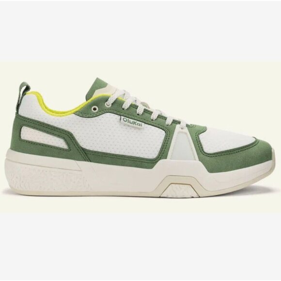 Olukai Bright White/Leaf 'Anau Men's Pickleball Shoes 10545-WBSE M12 - Picture 1 of 12